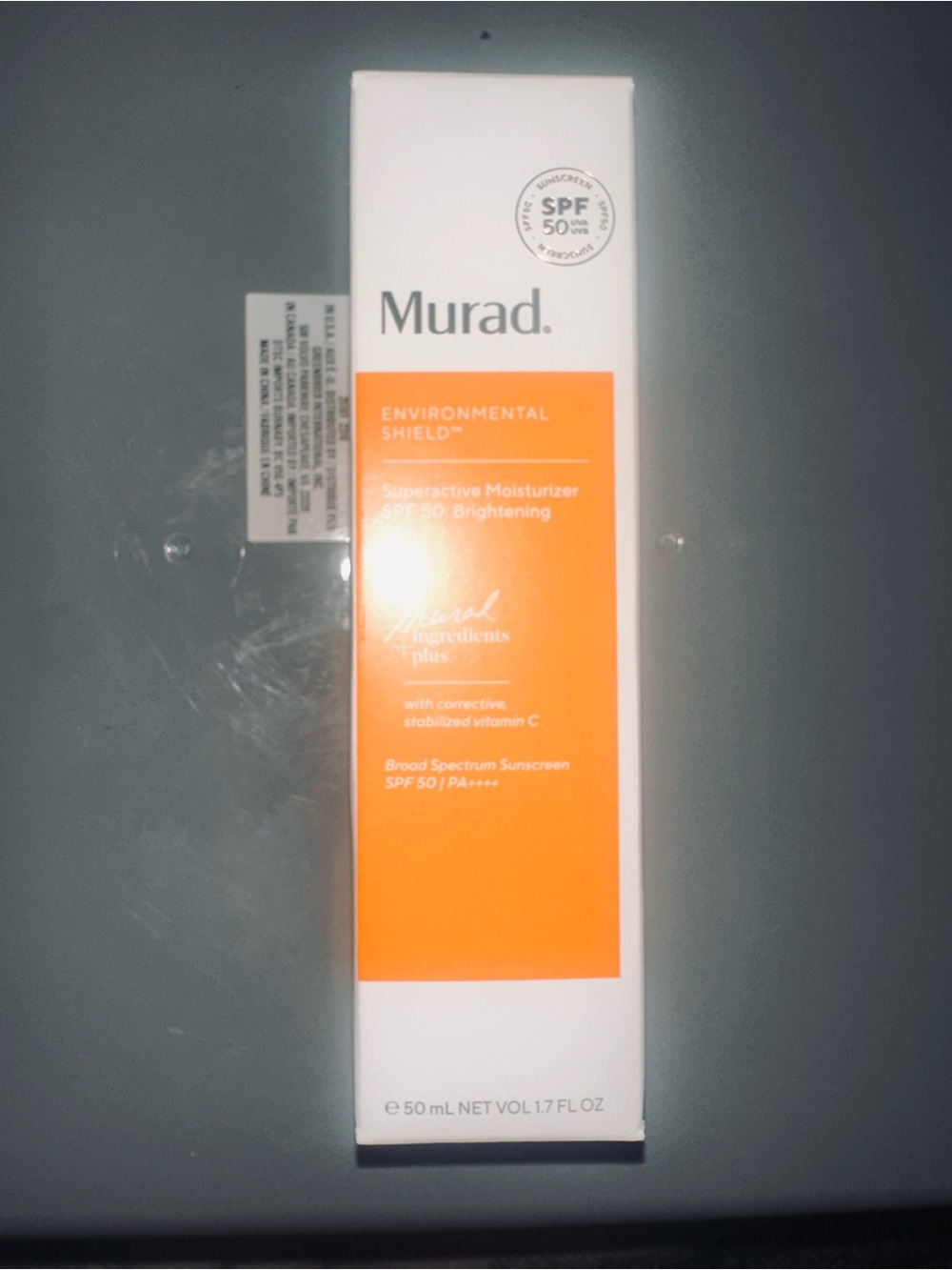 Murad Orange and White Environmental Shield Superactive Moisturizer SPF 50